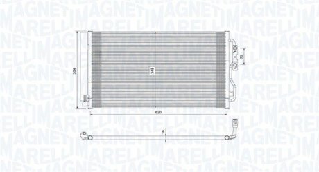 Skraplacz BMW 1 (F20)114 d MAGNETI MARELLI 350203751000