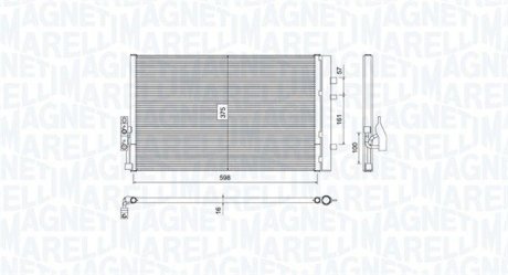 Skraplacz BMW X3 (F25)sDrive MAGNETI MARELLI 350203788000 (фото 1)