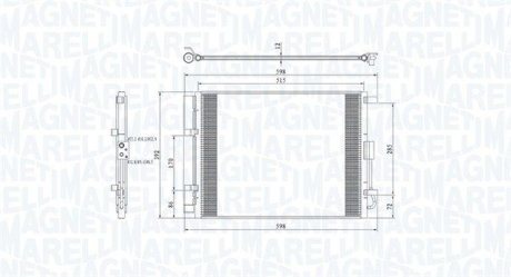 Skraplacz HYUNDAI i30 MAGNETI MARELLI 350203809000 (фото 1)