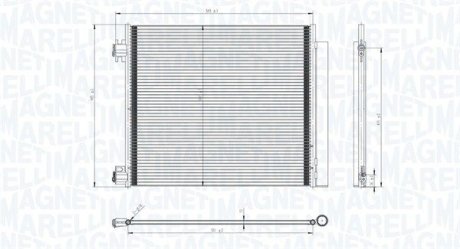 Skraplacz NISSAN QASHQAI II Fuoristrada chiuso (J11) 1.2 DIG-T MAGNETI MARELLI 350203832000