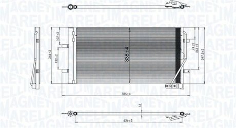 Skraplacz AUDI Q3 (8UB 8UG)1.4 TFSI MAGNETI MARELLI 350203842000