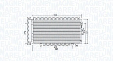 Skraplacz SUBARU IMPREZA/FORESTER (SH)2.0 AWD MAGNETI MARELLI 350203998000 (фото 1)