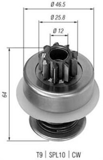 Бендикс стартера MAGNETI MARELLI 940113020015