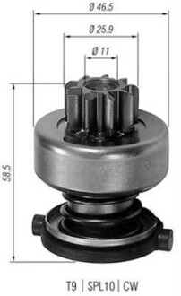 Бендикс стартера MAGNETI MARELLI 940113020200