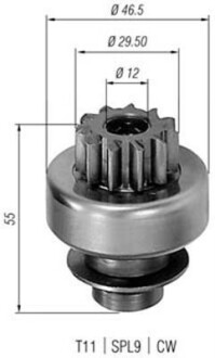 Бендикс стартера MAGNETI MARELLI 940113020306