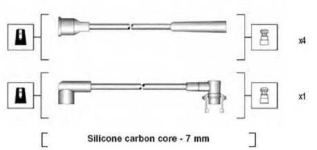 Комплект проводов зажигания MAGNETI MARELLI 941145360733 (фото 1)