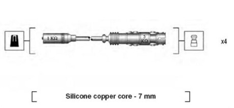 К-т проводів запалювання MAGNETI MARELLI 941175190760