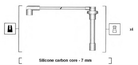 Дроти запалення, набір MAGNETI MARELLI 941315060893