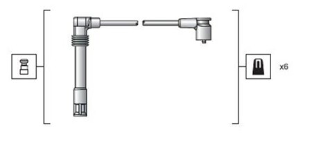 К-т проводів запалювання MAGNETI MARELLI 941318111162