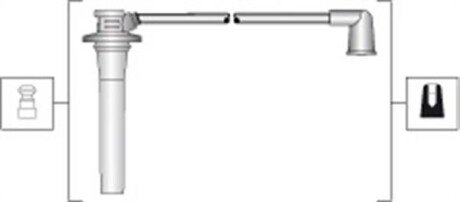 Комплект проводов зажигания MAGNETI MARELLI 941318111302