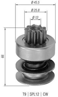 Бендикс стартера MAGNETI MARELLI AMB0063