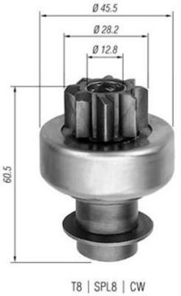 Бендикс стартера MAGNETI MARELLI AMB0097