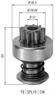 Бендикс стартера MAGNETI MARELLI AMB0098