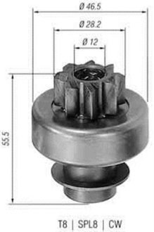 Бендикс стартера MAGNETI MARELLI AMB0130