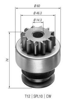 Бендикс стартера MAGNETI MARELLI AMB0150