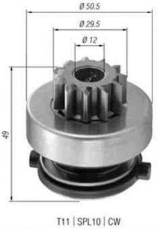 Бендикс стартера MAGNETI MARELLI AMB0366