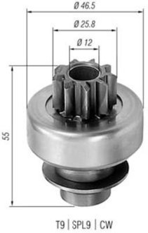 Бендикс стартера MAGNETI MARELLI AMB0405