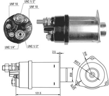 Втягуюче реле стартера MAGNETI MARELLI AME0042