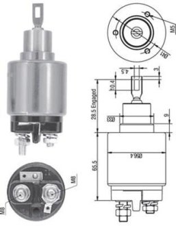 Втягуюче реле стартера MAGNETI MARELLI AME0128