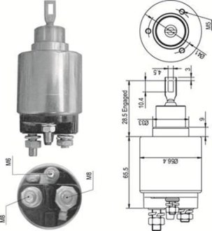 Соленоїд стартера MAGNETI MARELLI AME0348