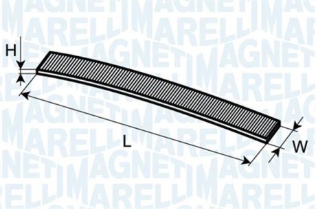 Фильтр, воздух во внутренном пространстве MAGNETI MARELLI BCF146