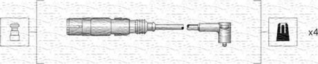 Дроти запалення, набір MAGNETI MARELLI MSK1164