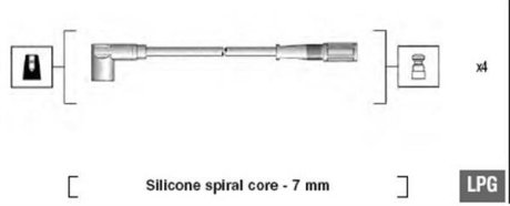 Провод зажигания MAGNETI MARELLI MSK616