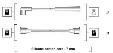 Набір проводів MAGNETI MARELLI MSK765