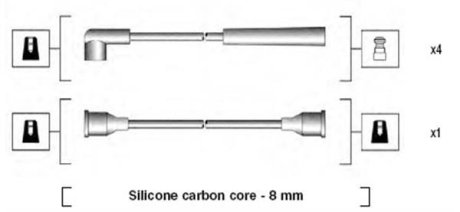 Набір проводів MAGNETI MARELLI MSK768