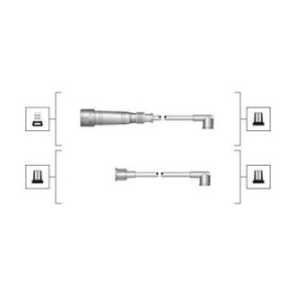 Провода зажигания MAGNETI MARELLI MSQ0003 (фото 1)