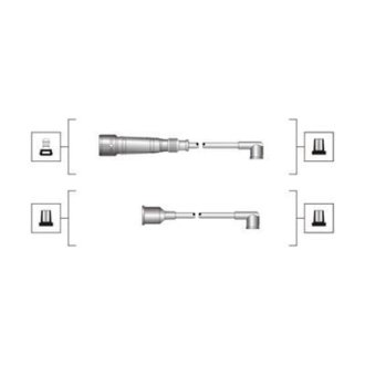 Провода зажигания MAGNETI MARELLI MSQ0023 (фото 1)