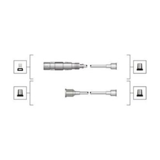 Дроти запалювання MAGNETI MARELLI MSQ0036