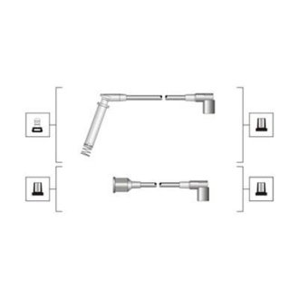 Дроти запалювання MAGNETI MARELLI MSQ0045