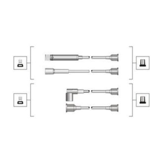 Провода зажигания MAGNETI MARELLI MSQ0064