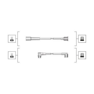 Дроти запалювання MAGNETI MARELLI MSQ0067