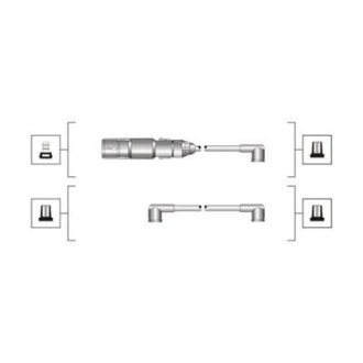 Дроти запалювання MAGNETI MARELLI MSQ0071