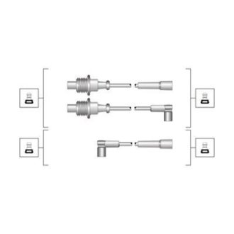 Комплект проводів запалювання MAGNETI MARELLI MSQ0118