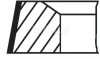 Кільця (1cyl) MB 87.5 (2.5/2/3)OM601/OM602/OM603 MAHLE MAHLE / KNECHT 00293N2 (фото 2)