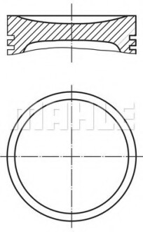 Поршень MAHLE MAHLE / KNECHT 0039401