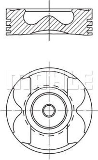 Поршень MAHLE / KNECHT 0045703