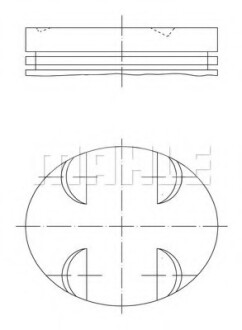 Поршень MAHLE / KNECHT 0052401 (фото 1)