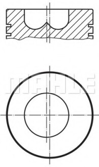 Поршень MAHLE MAHLE / KNECHT 0098600 (фото 1)