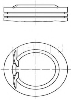 Поршень MAHLE / KNECHT 011 02 00