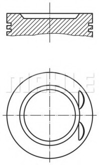 Поршень MAHLE MAHLE / KNECHT 0117300