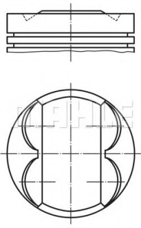 Поршень MAHLE / KNECHT 011 PI 00105 000 (фото 1)