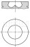 Поршень з кільцями FORD 90.4 TRANSIT 2.4 TDCI 2004- (MAHLE) MAHLE / KNECHT 013 PI 00107 002 (фото 1)