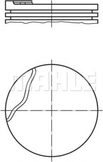 Поршень MAHLE / KNECHT 022 02 01