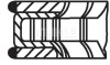 Поршневі кільця 69.5mm (+0,50) (1.5x1.5x2.5) Nissan Kubistar, Renault ClioI,Clio II,Kangoo,Twingo I 1.1/1.2/1.2LPG 96- MAHLE MAHLE / KNECHT 02204N1 (фото 3)