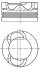 Поршень MAHLE / KNECHT 028 09 00 (фото 1)