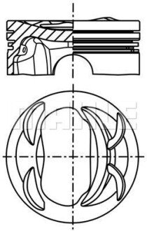 Поршень MAHLE / KNECHT 028PI00117000 (фото 1)